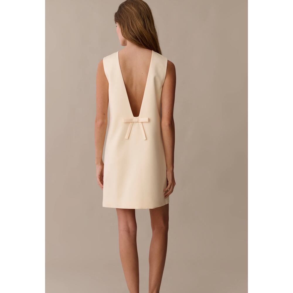 New O.P.T Anora Dress buttermilk yellow $197 sz 4 - Picture 2 of 5